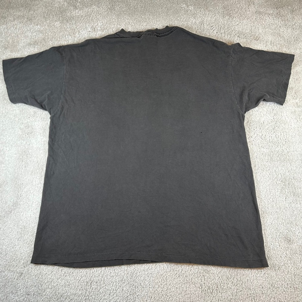 Vintage 90s Hanes Heavy Metal T-Shirt Mens XL Black Nature Company Distressed - Picture 5 of 15